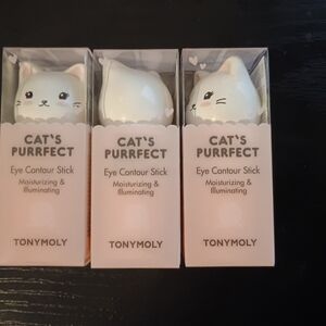 TONYMOLY Bundle Of 3 Cat's Purrfect Eye Contour Stick